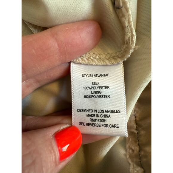 Roxberi Studio Womens XL Boho Crochet Sleeveless Halter Swing Dress Vtg Inspired - Picture 5 of 8